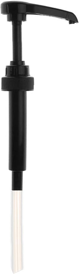 Black Coffee Syrup Pump for 750 ml Bottles (Pack of 1) - Fits Upouria, Torani Syrups, Davinci, (Monin 1 Liter Plastic Bottle Only), and Jordan's Skinny Syrups