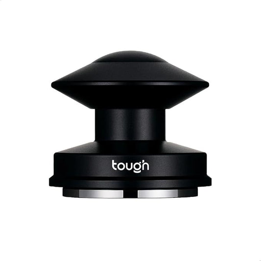 Espresso Tamper 58.5mm,Calibrated Spring Loaded Coffee Tamper Tool with Flat Base & UFO Design, Fits 58mm Portafilters, Coffee Accessories, Matte Black