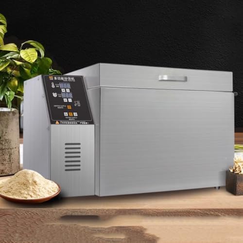 Coffee Roaster Machine, Stainless Steel Electric Roasting Machine with Timer & Thermostat for Nuts & Whole Grains