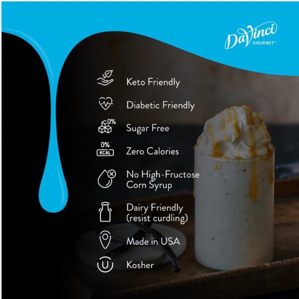 DaVinci Gourmet Sugar-Free Coconut Syrup, 25.4 Fluid Ounces (Pack of 4)