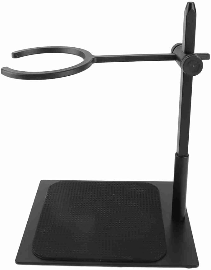 Jwthee Pour Over Coffee Station Dripper Stand,Coffee Dripper Stand,Aluminum Alloy Pour Over Coffee Station Dripper Stand Adjustable Nonslip Coffee Dripper Stand