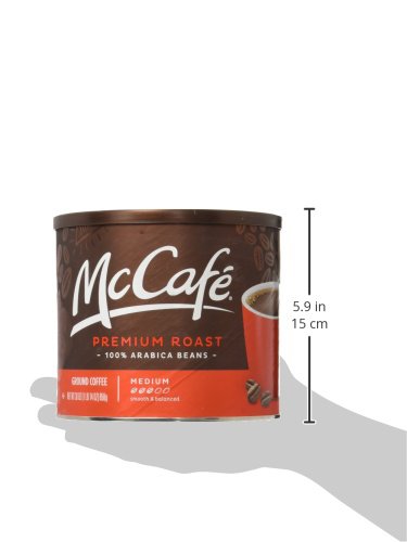 McCafe Premium Roast, Medium Roast Ground Coffee, 30 oz Canister (Pack of 2)