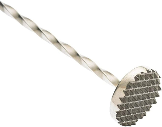 Barfly Muddle Bar Spoon, Muddler 11 13/16" (30 cm), Stainless Steel