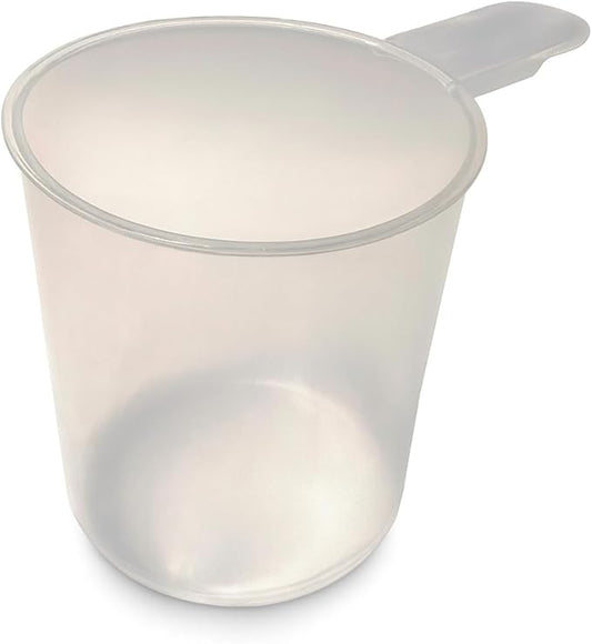Supplement and Supply 3/4 Cup (6 Oz. | 175 mL) Short Handle Scoop for Coffee, Protein Powder, Pet Food, Spices, Grains and Dry Goods – Plastic Food-Grade, BPA-Free Measuring Cup (Pack of 1)