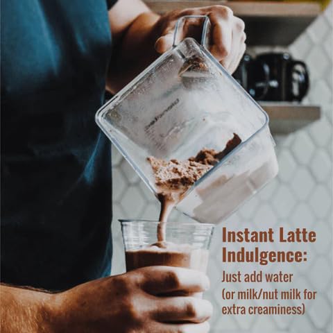 MOCAFE Wild Tribe Moka Frappe Mix, Blended Iced Coffee Instant Mocha Powder, 3lb bulk bag