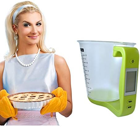 Arinda Kitchen Measuring Cup Scale LCD Digital Display for Baking Tea Weighting Coffee