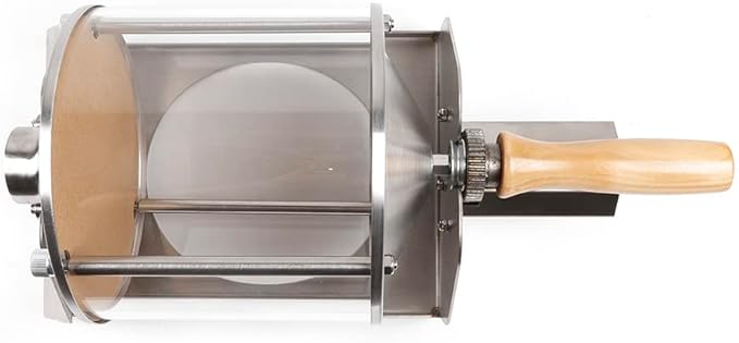 Bokknppo Coffee Roaster Electric Home Coffee Roasting Machine Gas Burner Coffee Beans Baker Peanut Roaster Grain Dry For Cafe Shop Home,15 * 8.3 * 8.5inch