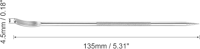 uxcell Stainless Steel Coffee Latte Art Pen, 2Pcs135mm/5.31" Coffee Fancy Tool for Latte Espresso Decorating