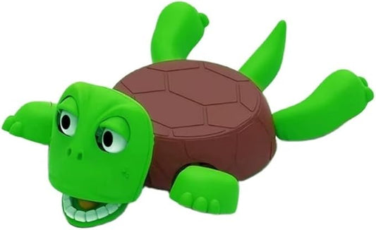 3D Pop-Up Eye Turtle Coasters - Surprise Stress-Relief Drink Coasters Set, Funny Desk Toys & Housewarming Gifts for Adults (Light Green, Silent Version)