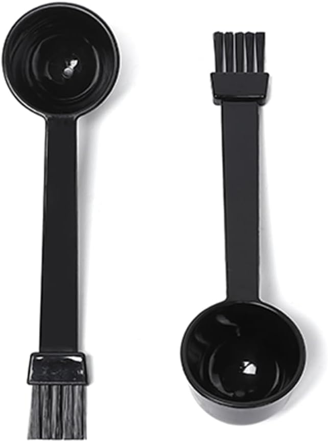 Coffee Spoon with Espresso Grinder Brush, 2 in 1 Brush compatible with Cuisinart DBM-8P1, Coffee Machine Cleaner, 2PCS