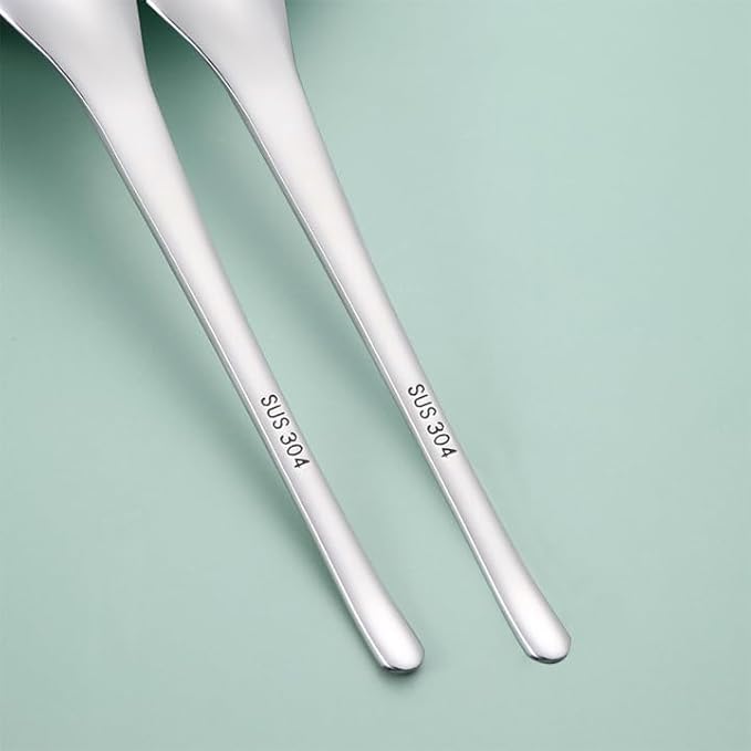Small Dessert Spoons,Coffee Spoons,Espresso Spoon,Ice Cream Spoons,Stainless Steel spoons,5 Inches,4 Pieces.