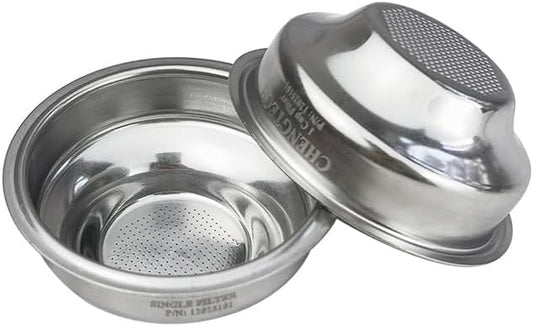 Stainless Steel Coffee Filter, 51mm Single Cup (Single Wall/Non-pressurized) Compatible with DLG EC885/9155/9255/9355/9555/9665/9865, SMEG & EUPA Coffee Machine