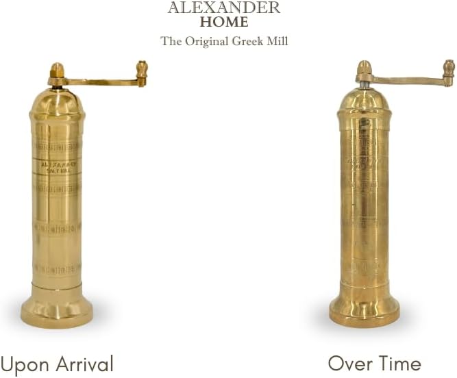 The Original European Mill (Brass, 9-Inch Salt)