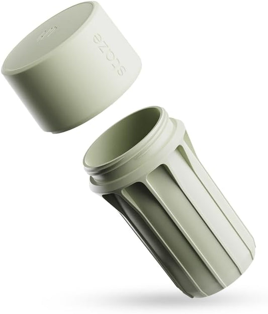 Staze Air Tight Smell Proof Container (148ml) – Vacuum Seal Stash Jar with UV Protection, Waterproof Food Storage Canister, Portable Small Smell Proof Jar for Coffee, Herb, Spice & Gummies - (Foam)