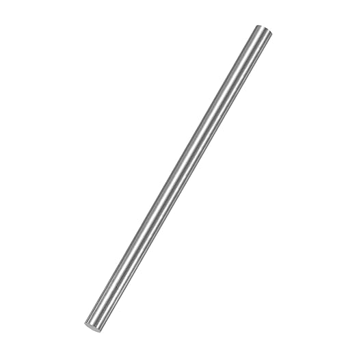 PATIKIL Pure Iron Bar, 0.31" Diameter 6.02" Length Iron String Rod Steel Stick DIY Craft Supplies for Crafting Science Lab Testing