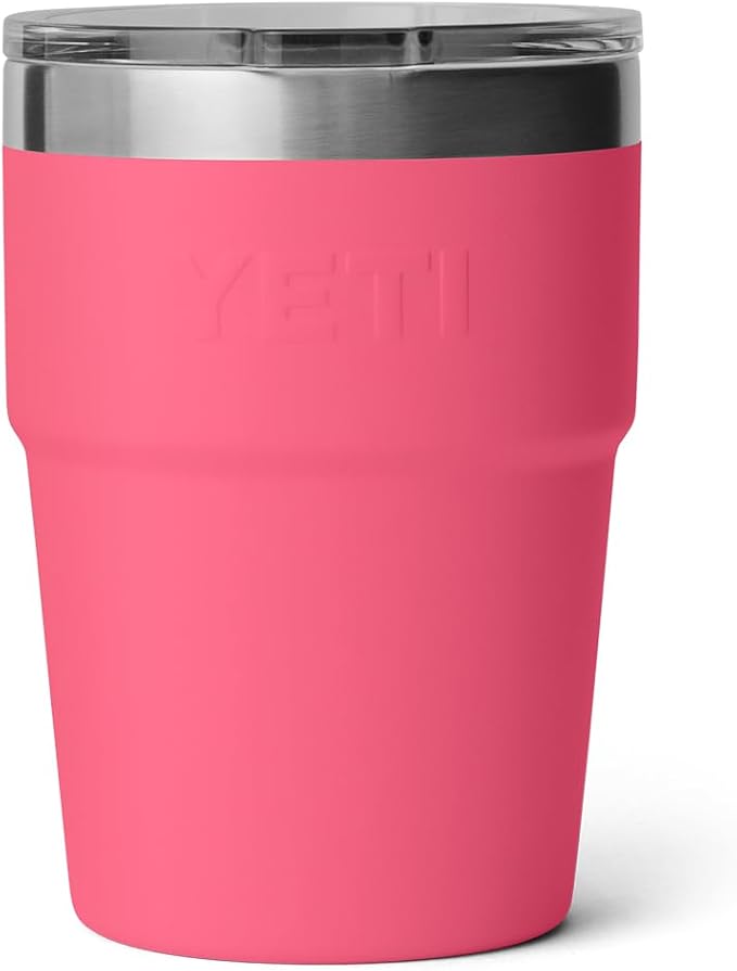 YETI Rambler 16 oz Stackable Tumbler, Vacuum Insulated, Stainless Steel with MagSlider Lid | Stackable, MagSlider Lid, Stackable, MagSlider Lid, Vacuum Insulated, Vacuum Insulated