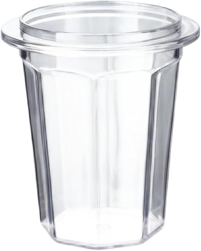 Transparent PC Coffee Dosing Cup 51mm Thickened Coffee Grounds Collector for Espresso Machine Portafilter, Clear Design for Easy Monitoring and Cleaning
