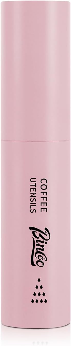 Bincoo Coffee Spray Bottle for RDT Technique - 10ml Mini Atomizer, Pre-Grind Moisture Mist for Grinding, Portable & Refillable with Carabiner Clip (Silver-1 Coffee Spray Bottle)
