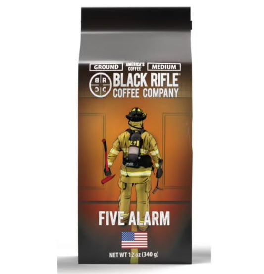 Black Rifle Coffee Company Five Alarm Roast, Whole Bean, 12 oz