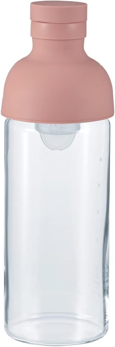 HARIO FIB-30-SPR Filter-In Bottle, Practical Capacity, 10.1 fl oz (300 ml), Smoky Pink, Made in Japan