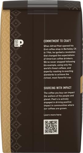 Peet's Coffee, Medium Roast Ground Coffee - Big Bang 10.5 Ounce Bag (Pack of 2)