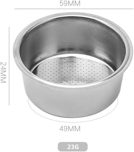 Precision filter basket compatible with Espresso machines (51mm)