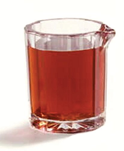 Carlisle FoodService Products 456007 Personal Plastic Portion Syrup and Creamer Pitcher, 2.1 oz, Clear (Pack of 2)