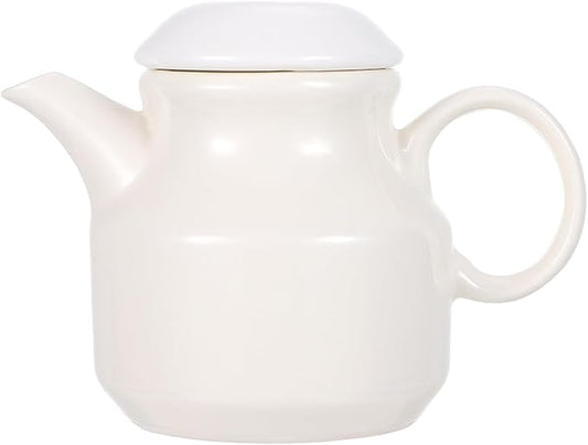 DOITOOL Creamer Pitcher Sauce Pitcher Ceramic Sauce Cups Gravy Vinegar Condiment Cups Kitchen Container Ceramic Milk Jug with Handle Lid Gravy Boat with Ladle and Saucer