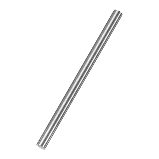 PATIKIL Pure Iron Bar, 0.79" Diameter 12.01" Length Iron String Rod Steel Stick DIY Craft Supplies for Crafting Science Lab Testing
