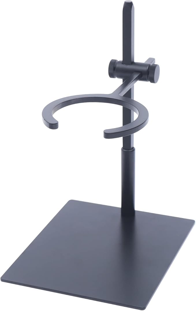 Poggyyi Pour Over Coffee Maker Stand, Detachable Universal Coffee Stand, Portable Espresso Machine Metal Dripper Stand Suitable for Coffee Grinder Stand Easy to Carry Office, Home, Camping, Black