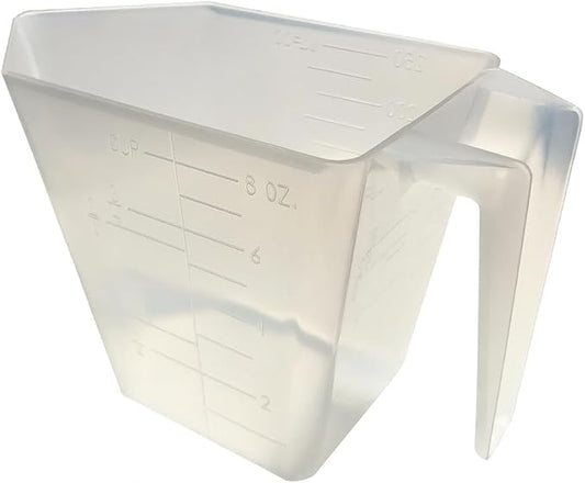 Supplement and Supply 1 Cup (8 Oz. | 250 mL) Scoop for Coffee, Protein Powder, Pet Food, Spices, Grains and Dry Goods – Plastic Food-Grade, BPA-Free Measuring Cup (Pack of 1)