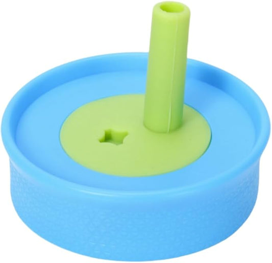 Tumbler Lid Replacement Compatible for Owala Kids Insulation 15oz and 12oz,Removable Tumbler Lid Accessories Compatible with Owala Kids Insulation Stainless Steel Tumbler (Blue)