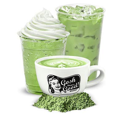 Gosh That’s Good! Reduced Sugar Matcha Green Tea – 2 lb– Antioxidant-Rich, Energy-Boosting