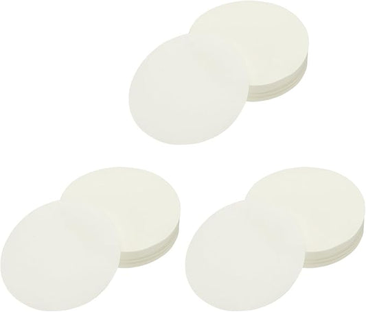 uxcell 300Pcs Coffee Filters,2.68 inch Disposable Round Paper Filter, Suitable with Home Office Use and Drip Coffee Maker, White
