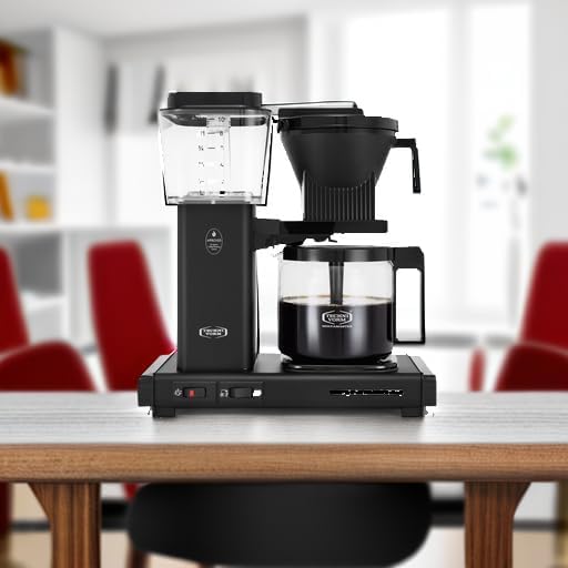 Moccamaster 53948 KBGV Select 10-Cup Coffee Maker, Matte Black, 40 ounce, 1.25l