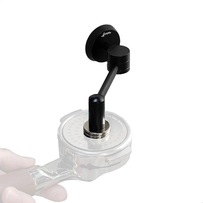 Magnetic Bracket for Puck Screen, Aluminum Alloy Espresso Shower Screen Holder Rack, Automatic Adsorption for Puck Screens, Compatible with Most Reusable Coffee Filter