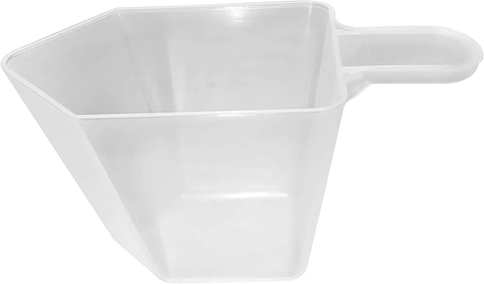 Supplement and Supply 5 Oz. (2/3 Cup | 150 mL) Scoop for Coffee, Protein Powder, Pet Food, Spices, Grains and Dry Goods – Plastic Food-Grade, BPA-Free Measuring Cup (Pack of 25)