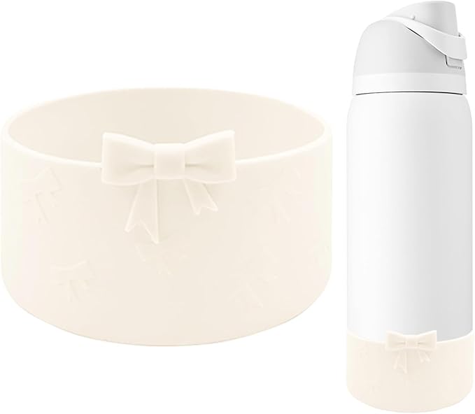 Silicone Bow Boot Water Bottles Accessories for Owala 32 oz WaterBottles