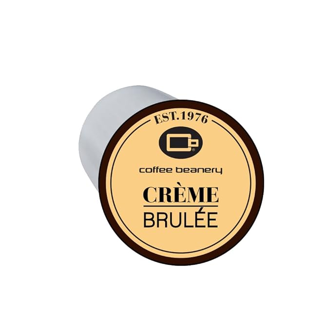 Crème Brulee Decaf Coffee Pods by Coffee Beanery | 48ct Bulk Medium Roast Arbica Coffee
