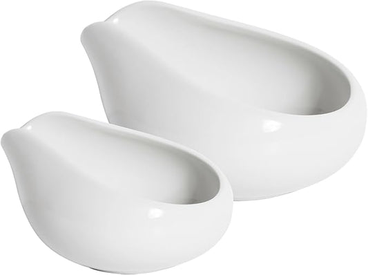 Loveramics 2-Pack Coffee Bean Dosing Cups by James Hoffmann, 30g-60g Capacity (White)