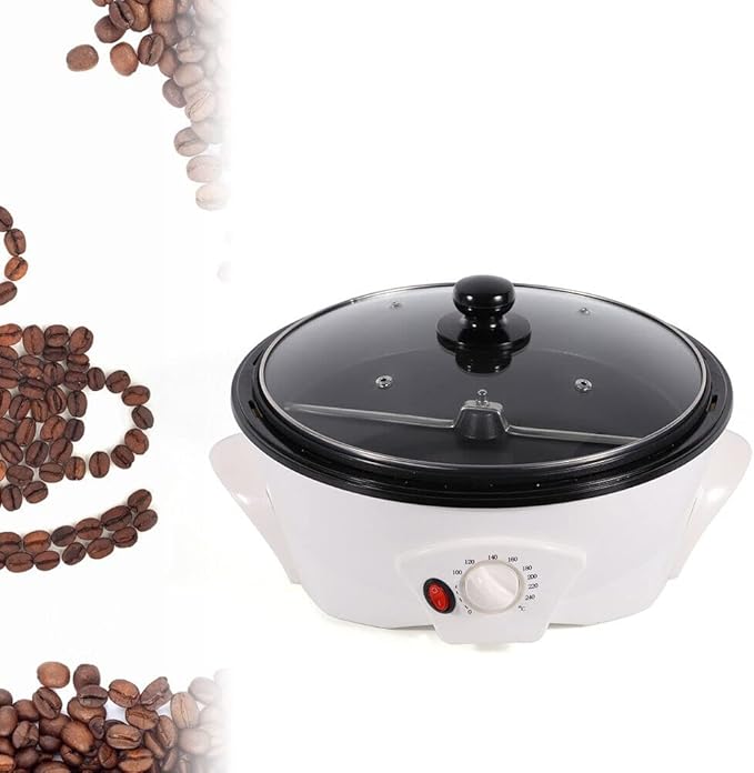 VPABES 800W Electric Roast Coffee Machine with Temperature Control, Home Use Coffee Bean Roaster Machine Automatic Coffee Bean Roasting Baking Machine for Home Use Coffee Bar,1500g Capacity