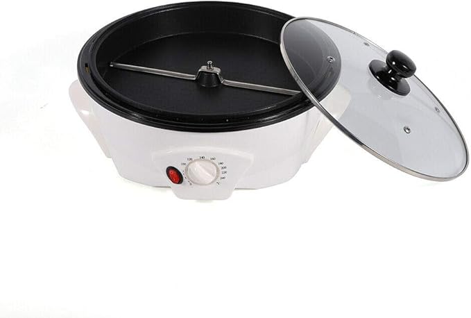 Gdrasuya10 Electric Coffee Roaster Machine, Household Coffee Bean Baker Roasting Baking Machine 1200W 1500G