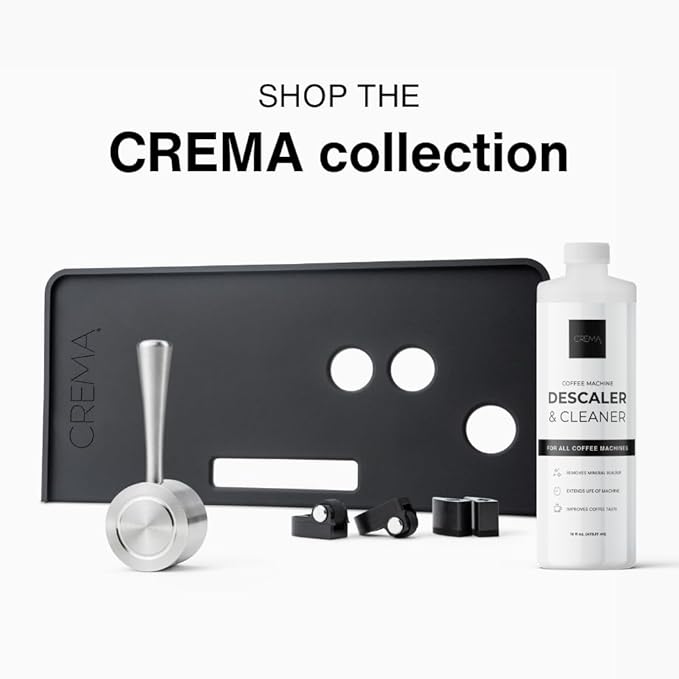 CREMA Coffee Products – Coffee Machine Descaler & Cleaner – Compatible with All Machines – 16 fl oz (4 Uses)