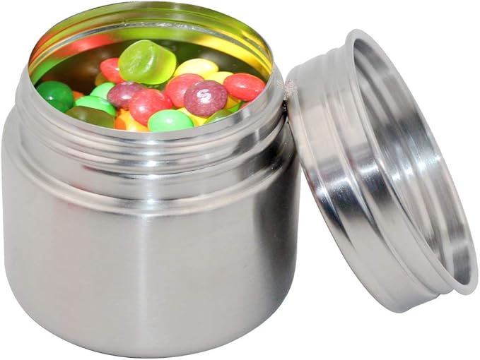 CoaGu 8oz Coffee Canisters: Premium 18/8 Stainless Steel Containers Perfect for Children's Lunches, Tea, Sugar, Coffee Storage, and Candy