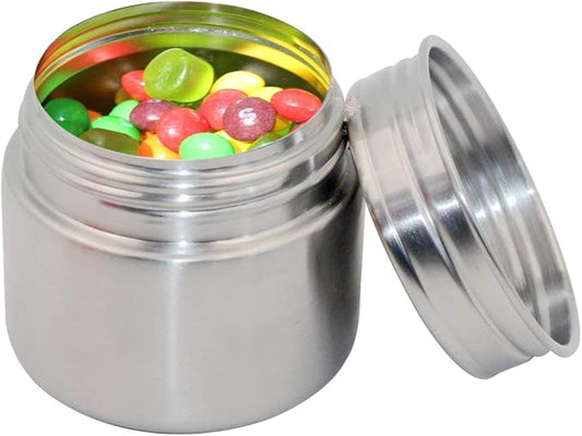 CoaGu 8oz Coffee Canisters: Premium 18/8 Stainless Steel Containers Perfect for Children's Lunches, Tea, Sugar, Coffee Storage, and Candy