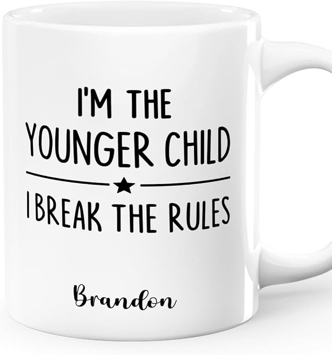 Joymade Personalized Ceramic Coffee Mug, Funny Custom Mug for Bestie, Friends, Couple, Coworker, Snowman Lovers (Who Makes The Rules 2)
