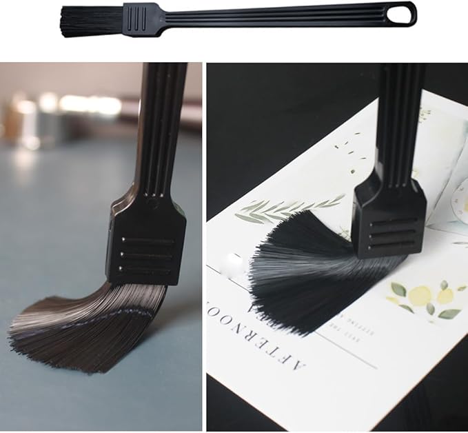4 Pack Coffee Grinder Brush Espresso Machine Cleaner Tool with Stiff Nylon Bristle Barista Brushes for Dusting Cleaning Coffee Bean Grain Powder Grounds Burr Filter Cup