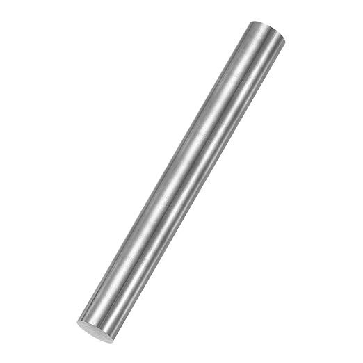 PATIKIL Pure Iron Bar, 1.18" Diameter 10" Length Iron String Rod Steel Stick DIY Craft Supplies for Crafting Science Lab Testing