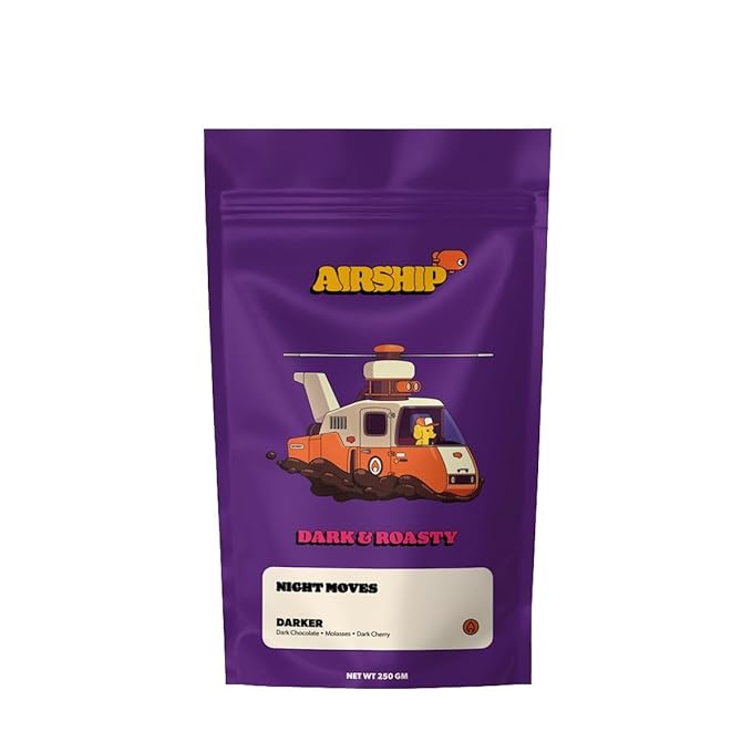 Night Moves - Roasted by Airship Coffee - Whole Bean Coffee - 12 Ounce Bag