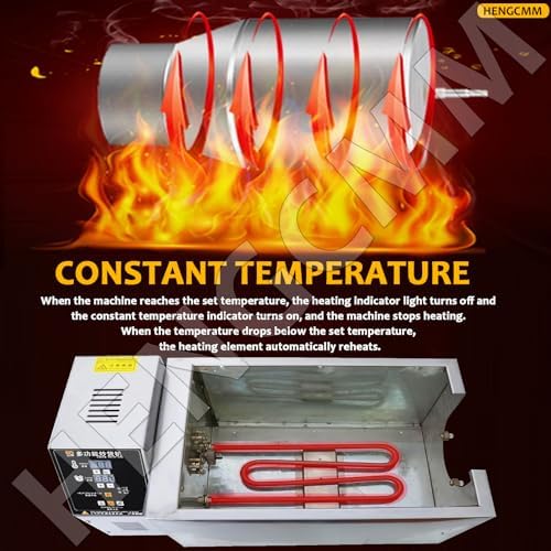 Commercial Electric Coffee Bean Roaster Machine, Industrial Drum Roaster for Nuts, Peanuts, Cashews & Chestnuts - High Capacity Roasting Equipment